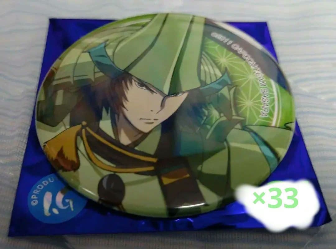 戦国BASARA　星空Party　毛利元就　 缶バッジ 33個セット