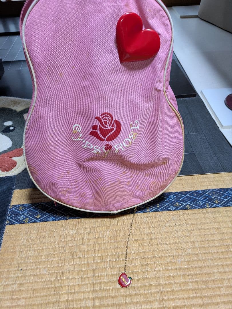 ジプシーローズ　Gypsy Rose ピンクアコースティックギター　ラメ入り