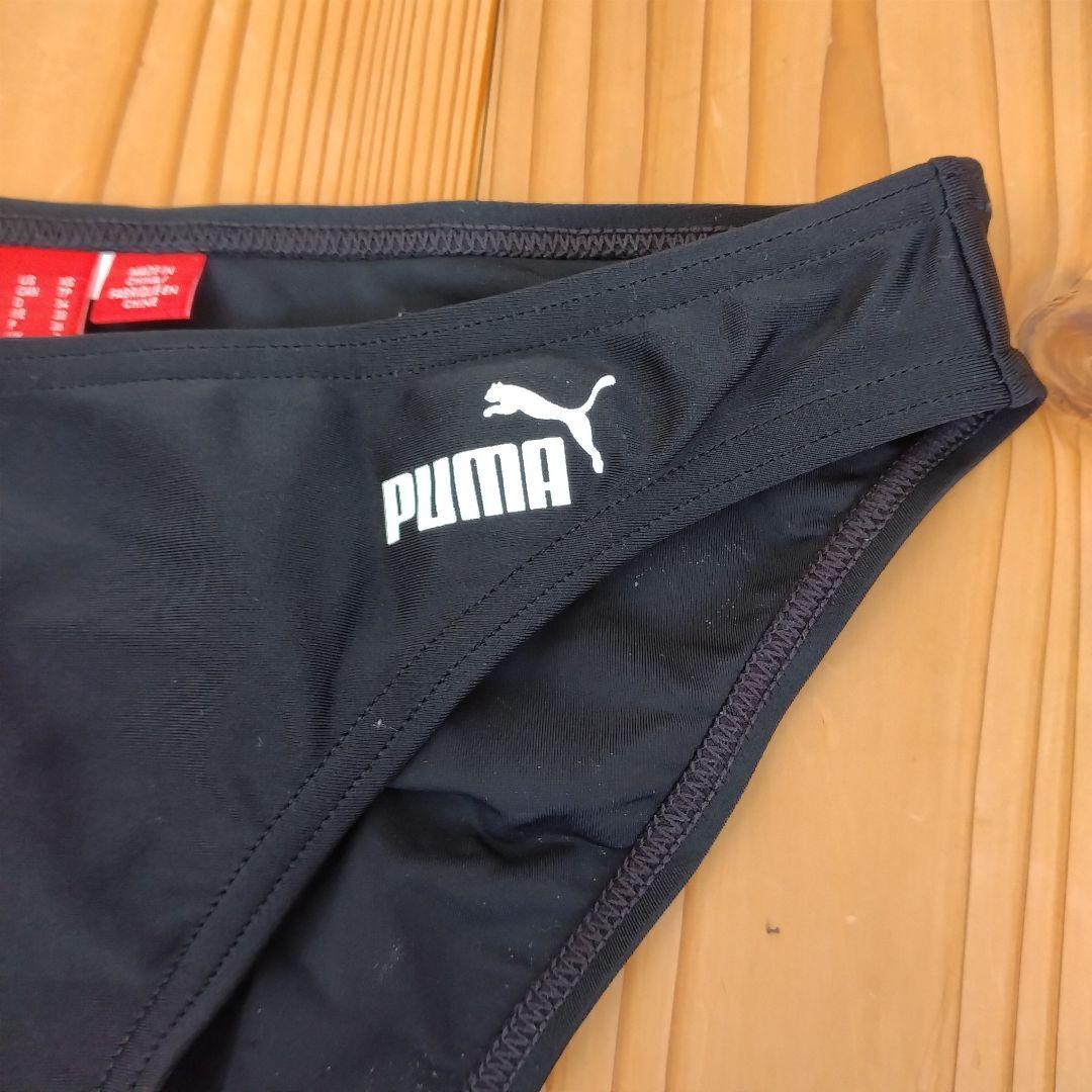 女子陸上ユニフォーム PUMA ブラック ブラトップ パンツのセット