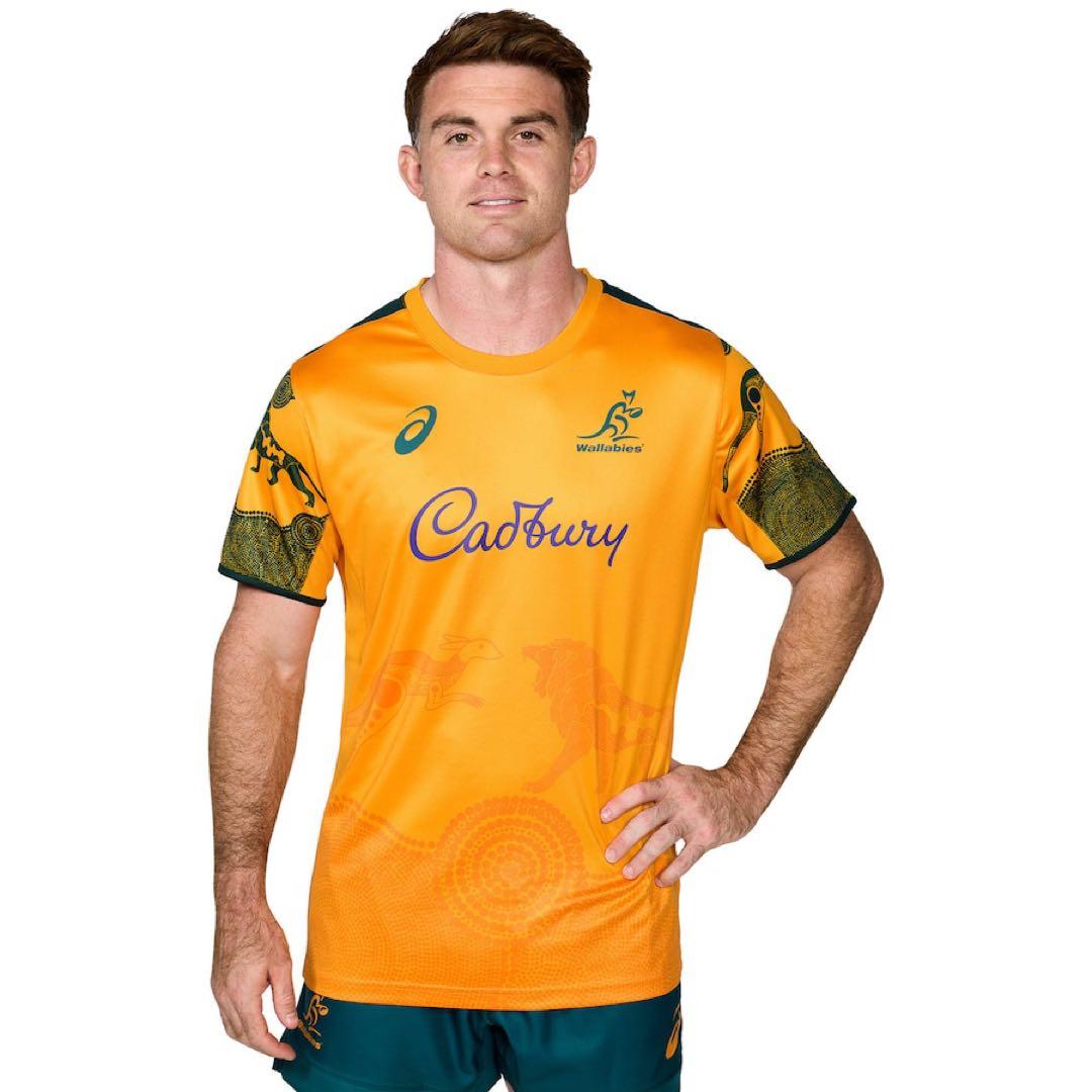 アシックス　オーストラリア代表 ワラビーズ　ライオンズツアーシャツ　L