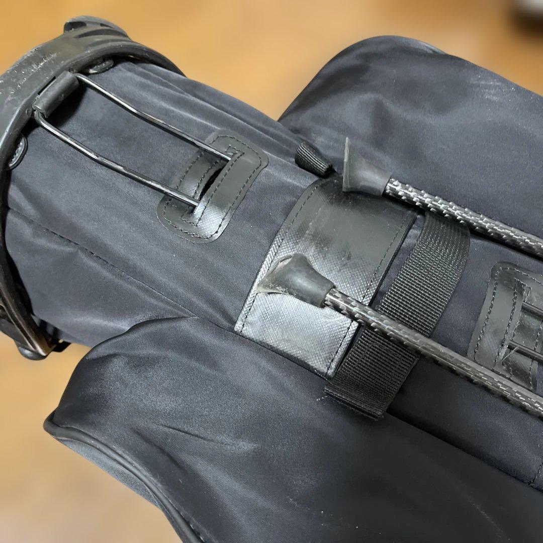 VESSEL ブラックゴルフバッグ