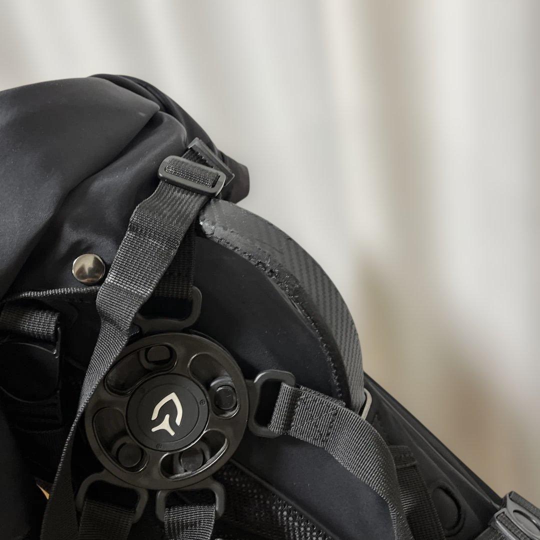 VESSEL ブラックゴルフバッグ