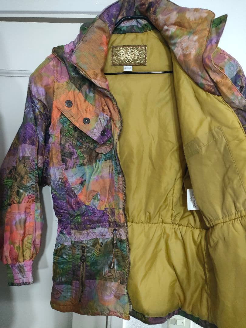 希少8090sレトロアーカイブ✦EMMEGIエンメジ　パッチワークアートブルゾン