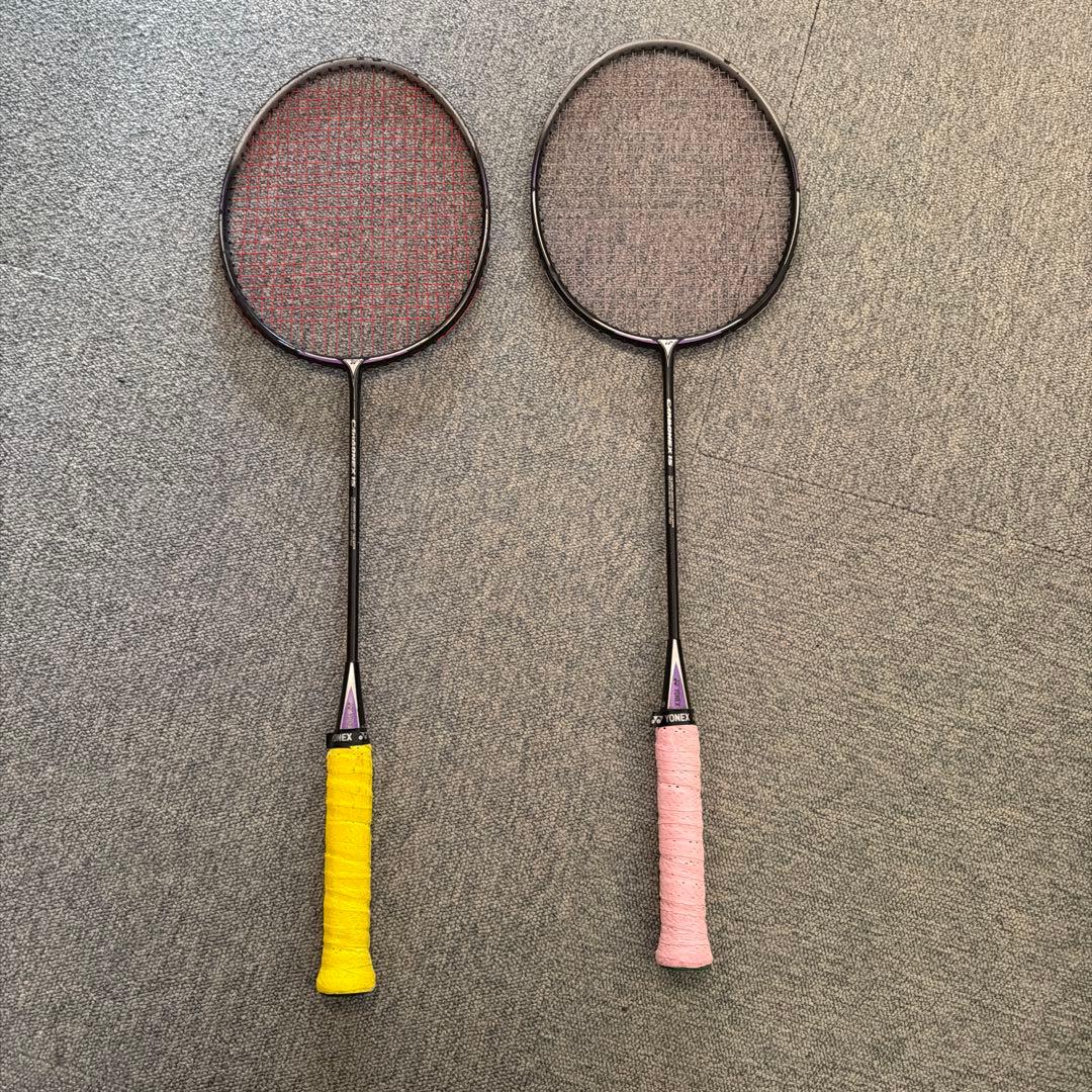 YONEX バトミントン　ラケット2本　CARBONEX 15 紫