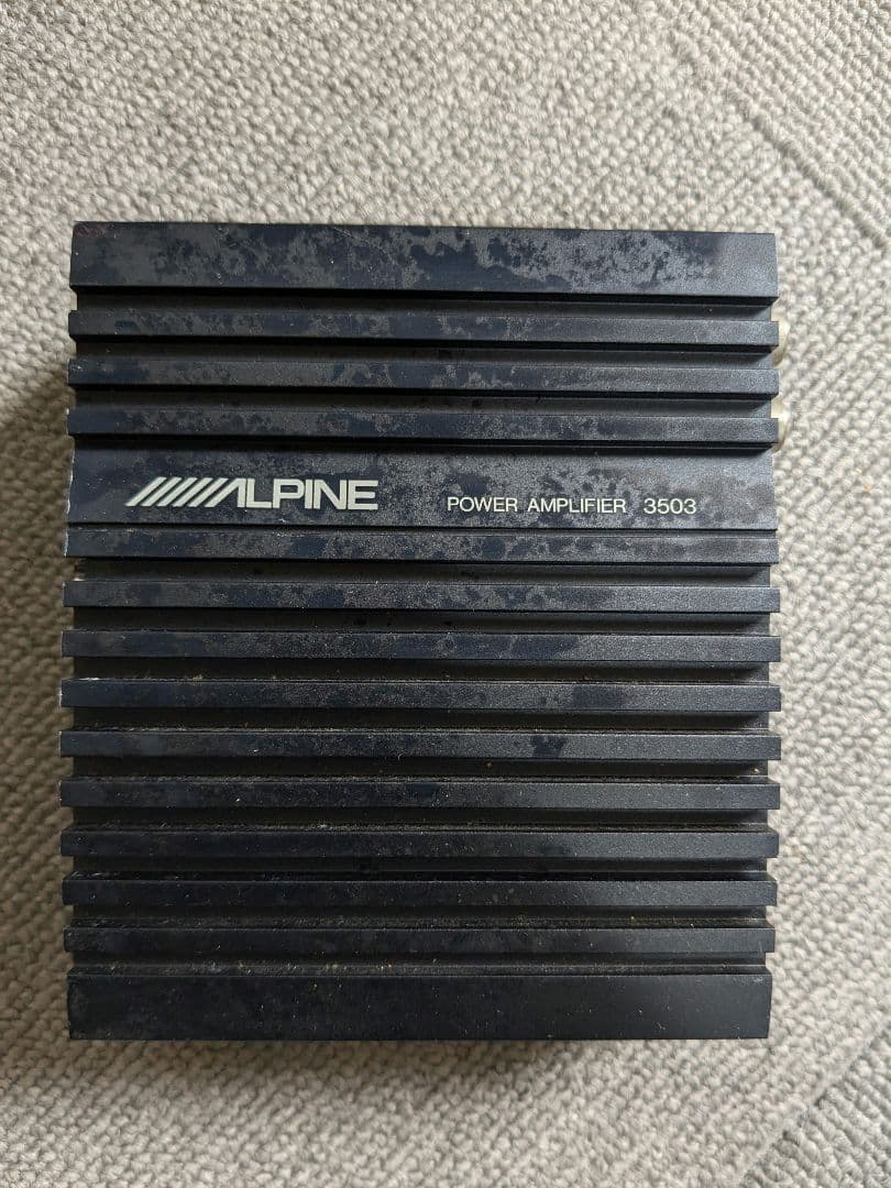 ジャンク品 ALPINE 7292JS カセットデッキ パワーアンプ 3503