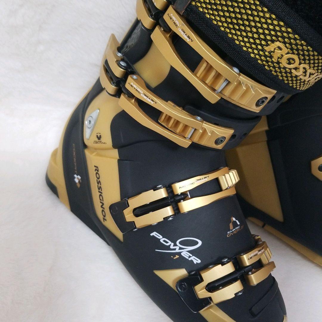 【美品】ロシニョール　ROSSIGNOL スキー　ブーツ　26.5cm ゴールド