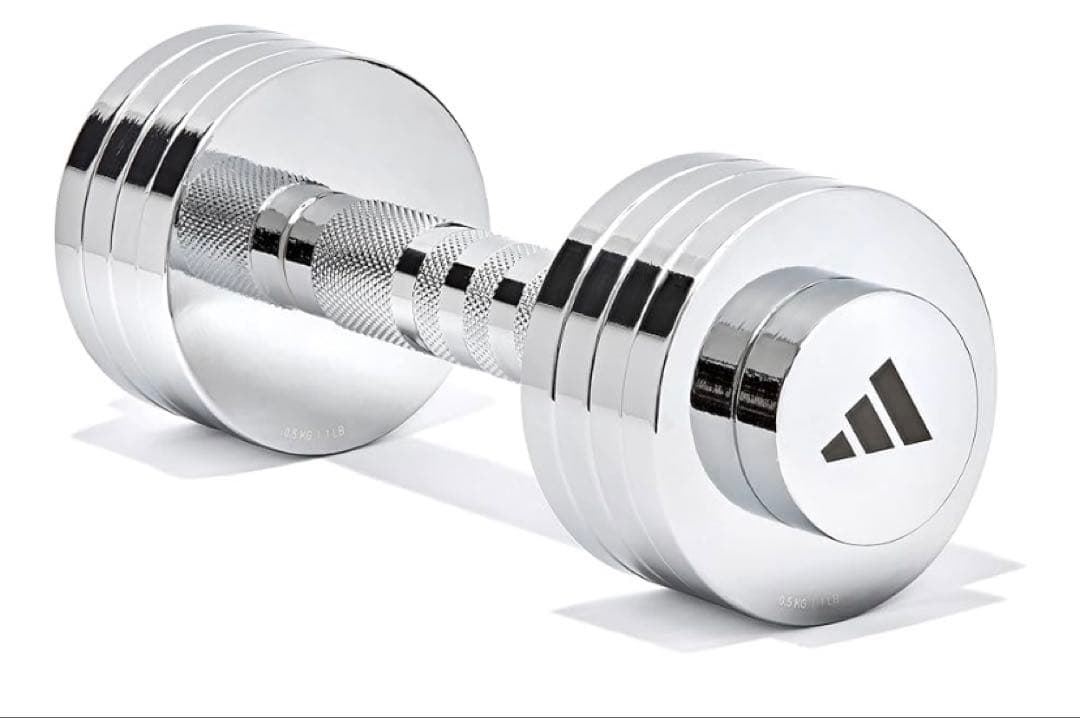 adidas アジャスタブルクロームダンベル 5KG（2個）