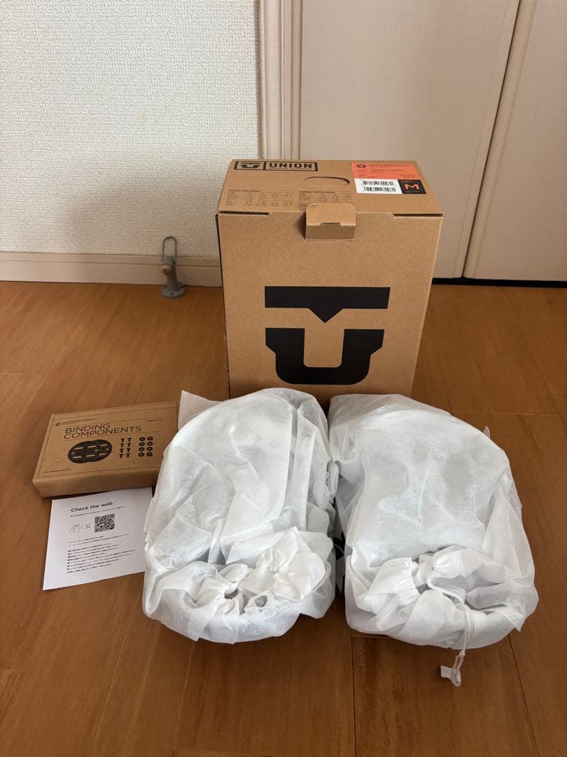 新品　未使用　UNION FORCE CLASSIC ビンディング M ホワイト