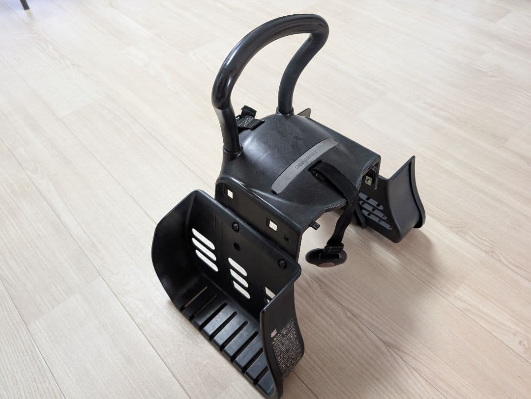 【引取限定】非電動シティサイクル チャイルドシート付 黒　ママチャリ　変速付