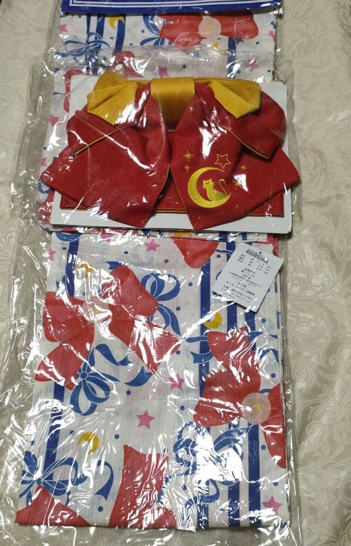確認用　セーラームーン 浴衣・帯セット