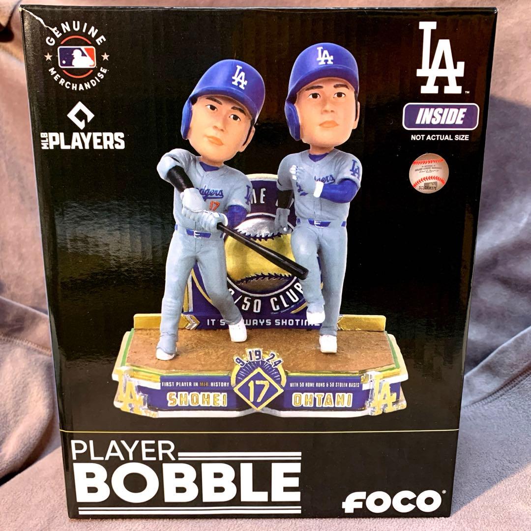 大谷翔平　50/50達成記念　ダブルボブルヘッド　限定550個　シリアル付超希少