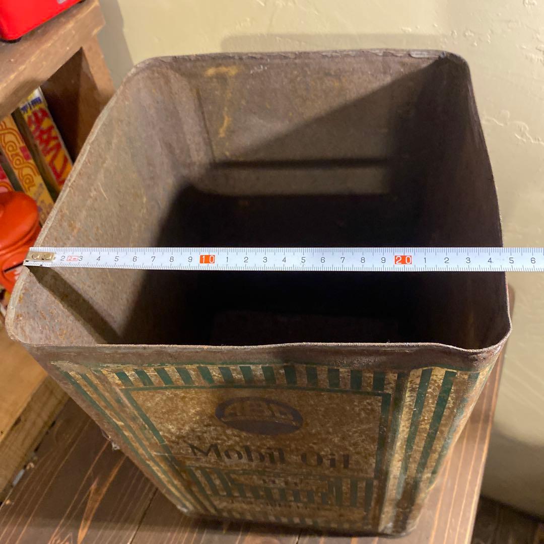 ヴィンテージ　モービルオイル缶　当時物