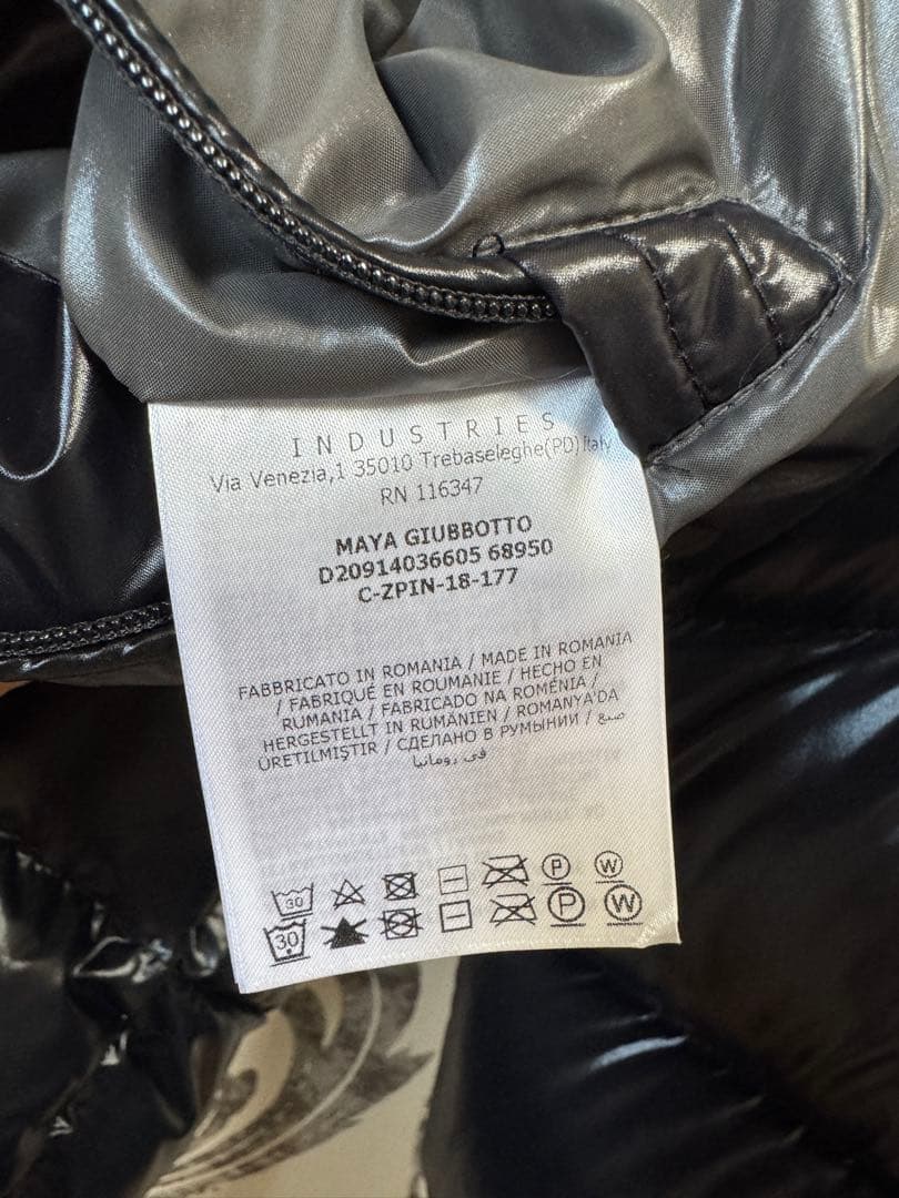 MONCLER MAYA モンクレール マヤ ブラック サイズ0 ハンガー付