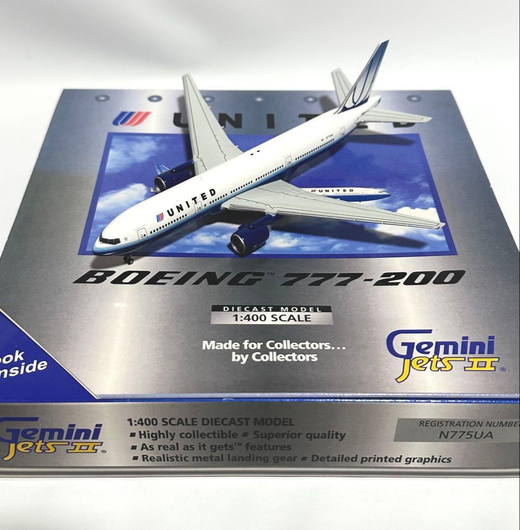 航空機・ヘリコプター Gemini 1/400 B777-200 United Airlines