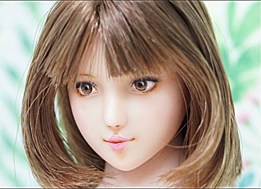 handmade♡1/6カスタムドールヘッド☆美紀☆オビツ01