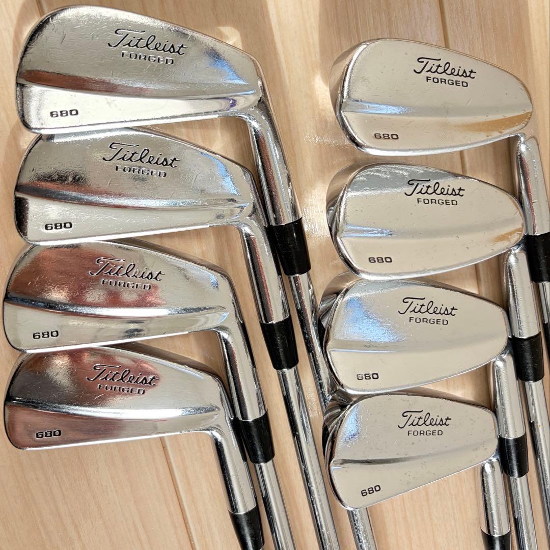 タイトリスト680 アイアンセット 3-9,P ダイナミックゴールド S400