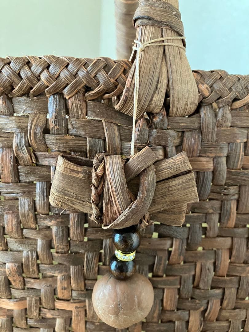 か*つ様 国産山葡萄バックとネックレス　バックチャーム3点セット