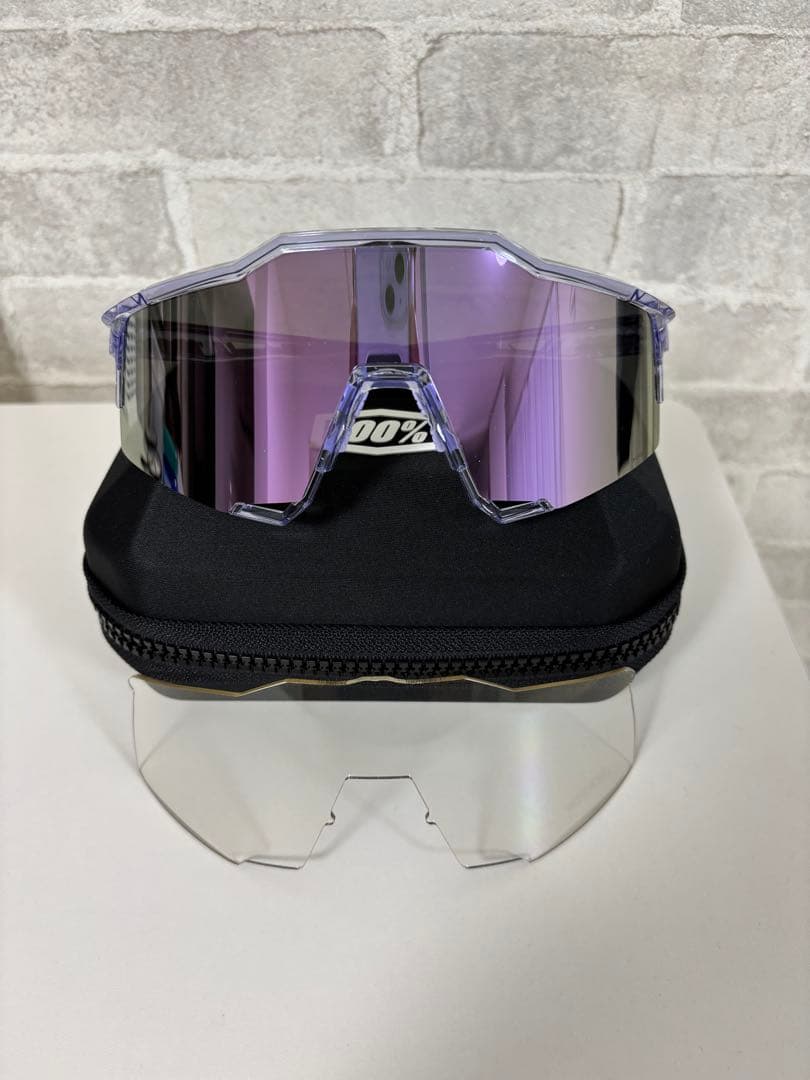 100% SPEEDCRAFT ラベンダー ワンハンドレッド サングラス