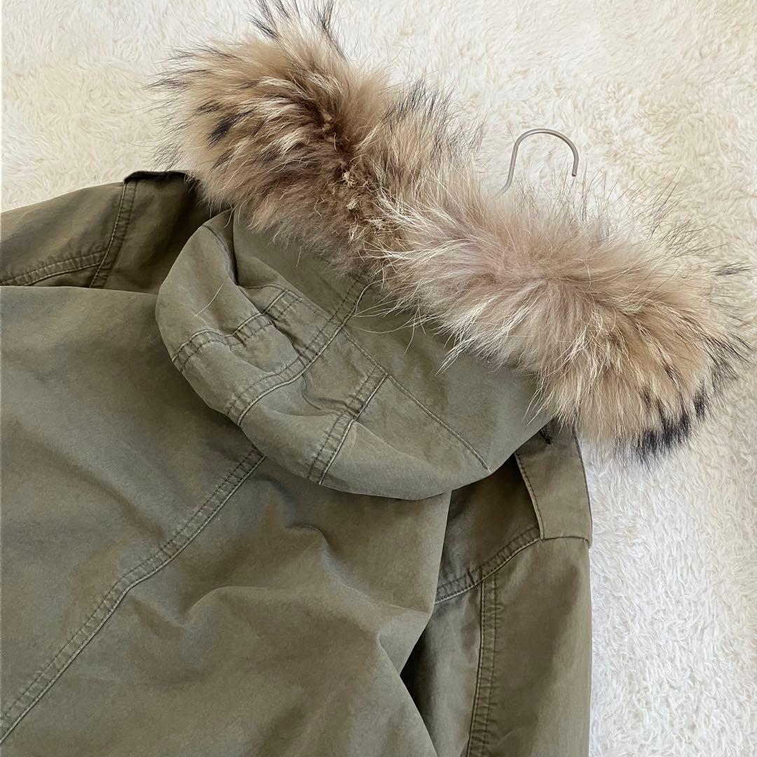 完売品 SASQUATCHfabrix. 裏地ブリーチ加工 モッズコート