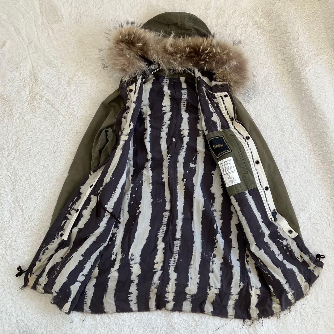 完売品 SASQUATCHfabrix. 裏地ブリーチ加工 モッズコート