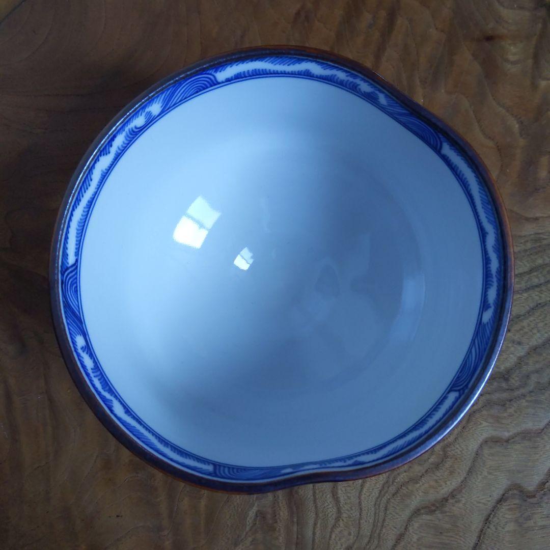 抹茶茶碗　手塚祥堂　作　染付黄彩竜文　表千家　裏千家　平安　【匿名配送】