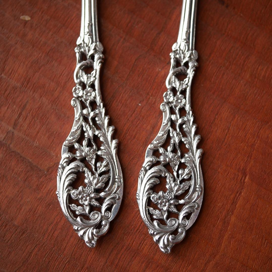 ◆JeanGranvigne◆アンティーク◆シルバー950◆スプーン2本組◆