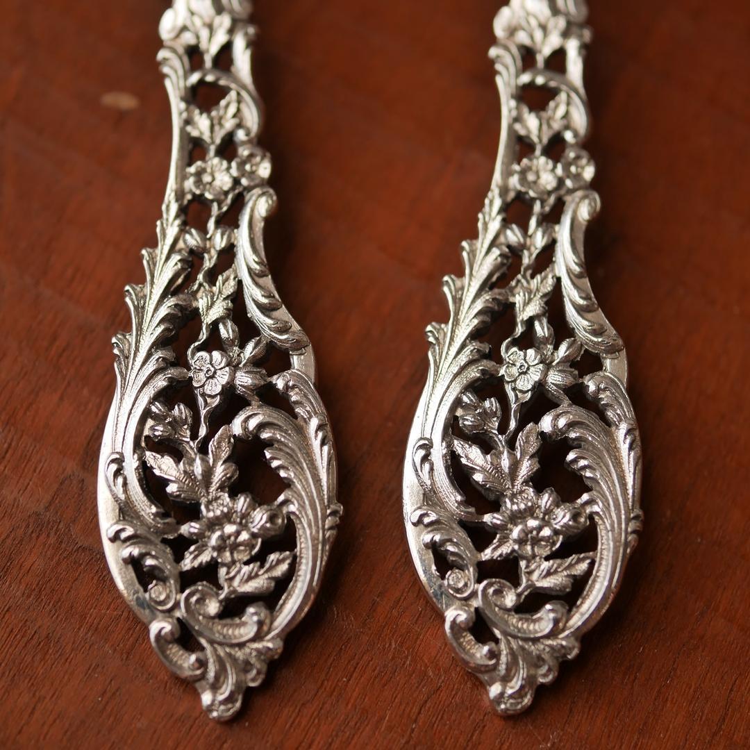 ◆JeanGranvigne◆アンティーク◆シルバー950◆スプーン2本組◆