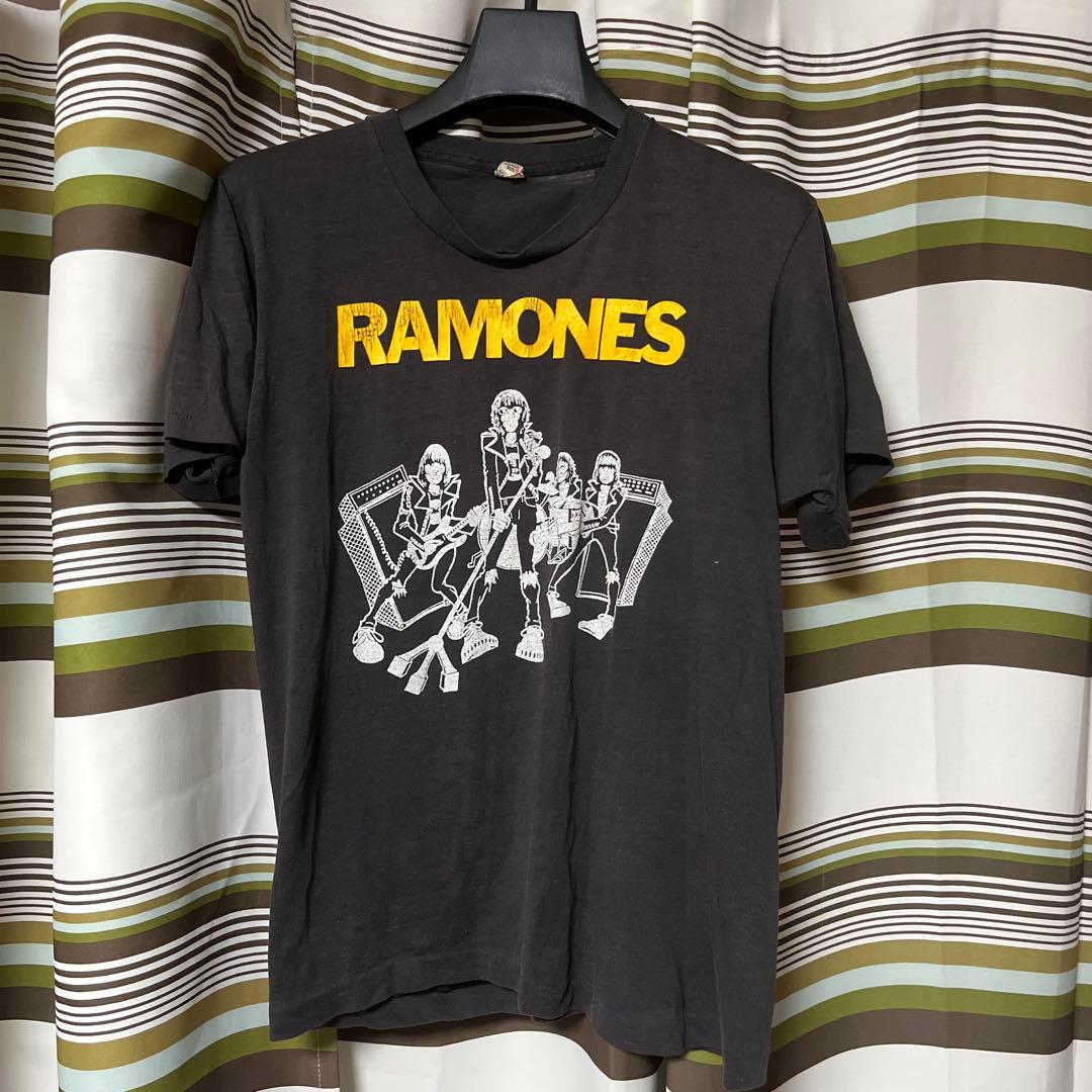 RAMONES ラモーンズ　Tシャツ ブラック　80s