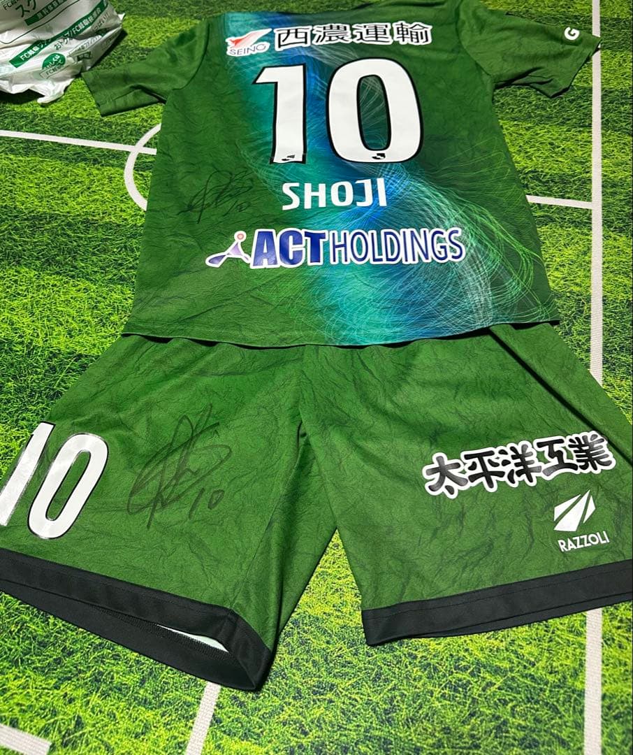 2021 FC岐阜 庄司悦大選手　実使用ユニフォーム