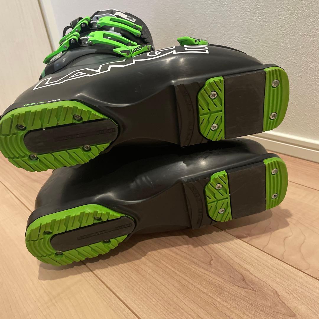 LANGE スキーブーツ ブラック/グリーン