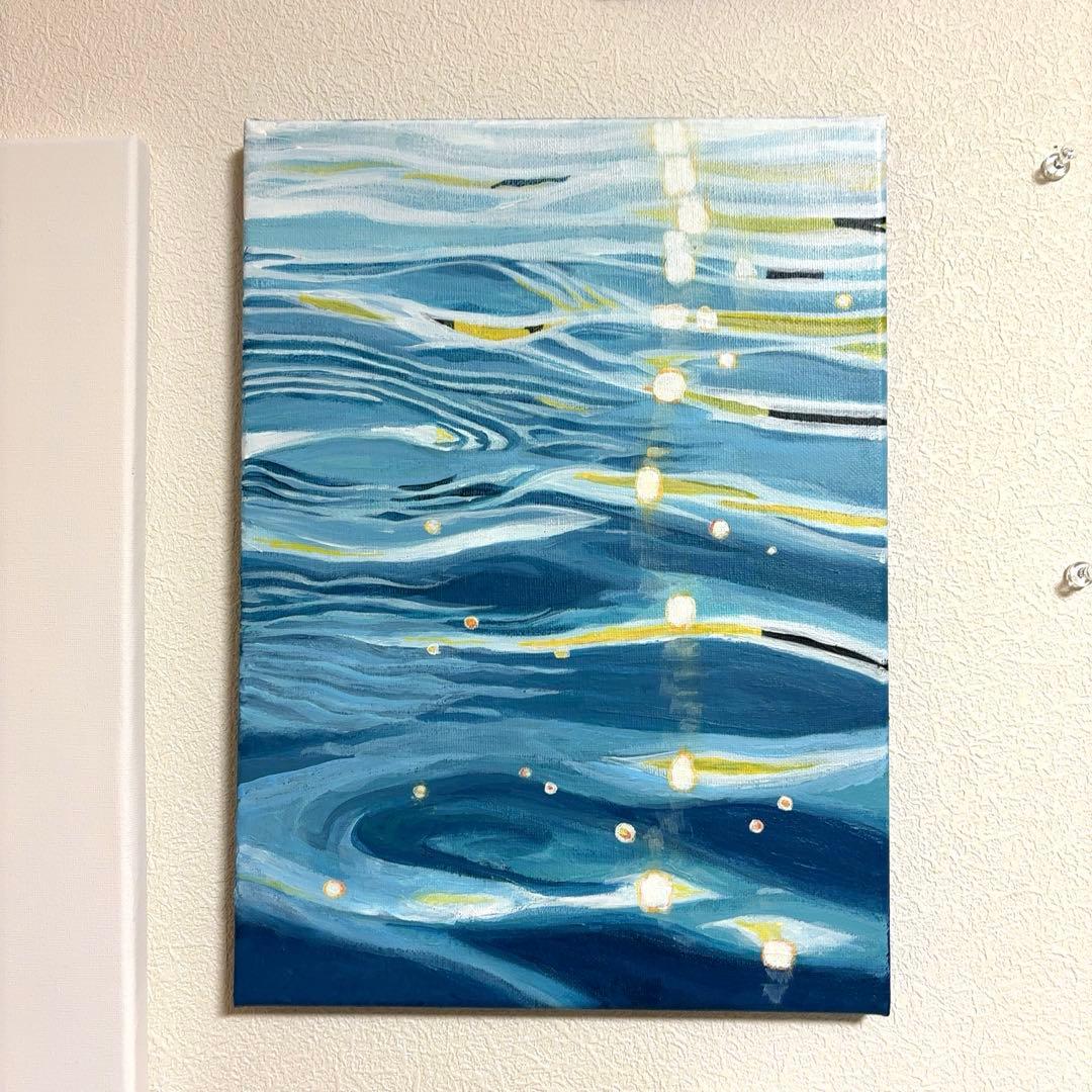 【アクリル画 】忙しい時は眺めてほしい｜原画｜リビングアート｜中型サイズ