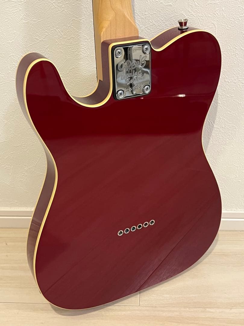 Crews テレキャスター　ギグバッグ付 キャンディアップルレッド