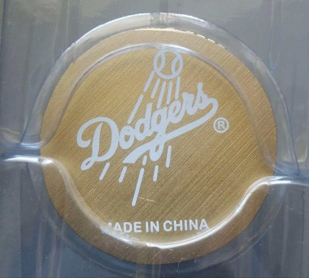 大谷翔平 & デコピン ボブルヘッド人形　ゴールド 限定版 ドジャース 非売品