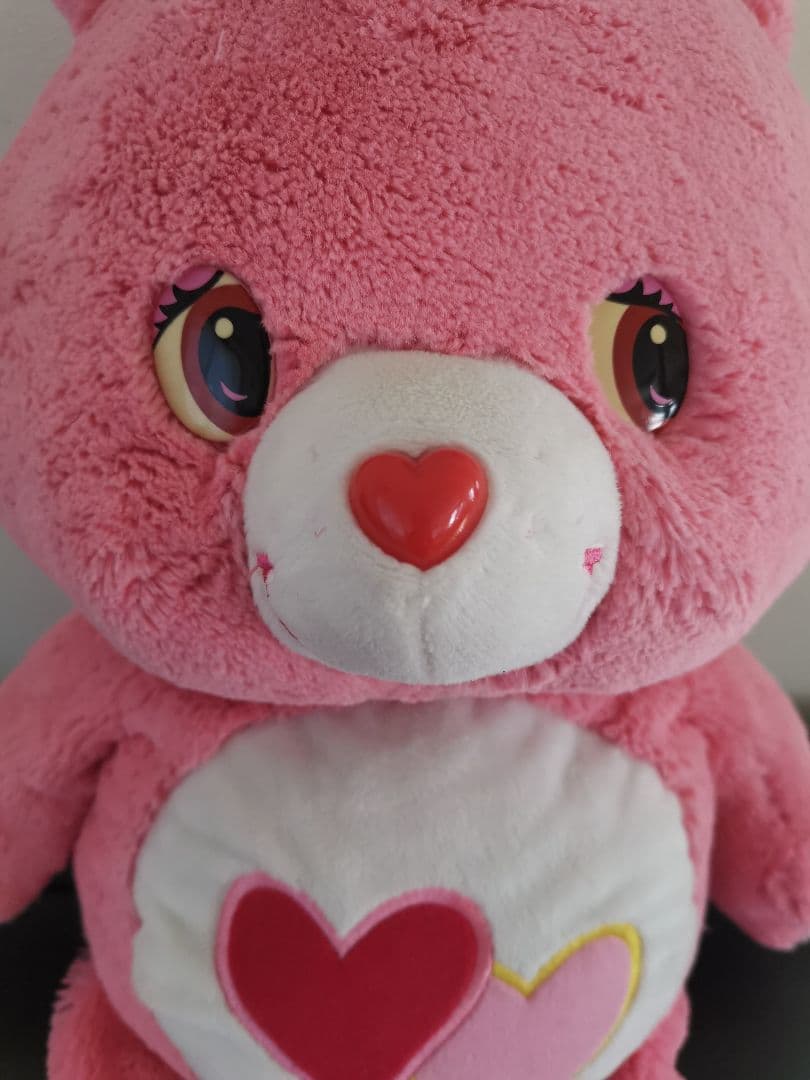 ☆新品・未使用☆ケアベア ぬいぐるみ ふわふわ ラブアロット ハート