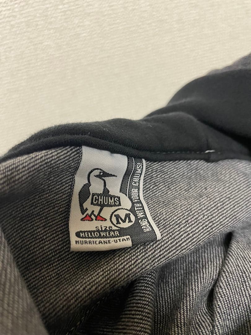 ★新品タグ付★ CHUMS チャムス ジャンプスーツ ブラックデニム ツナギ 黒