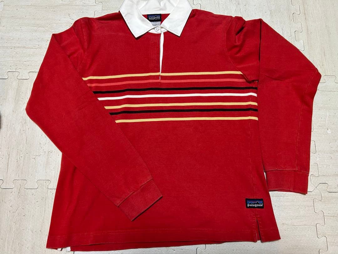 patagonia 赤 ラガーシャツ