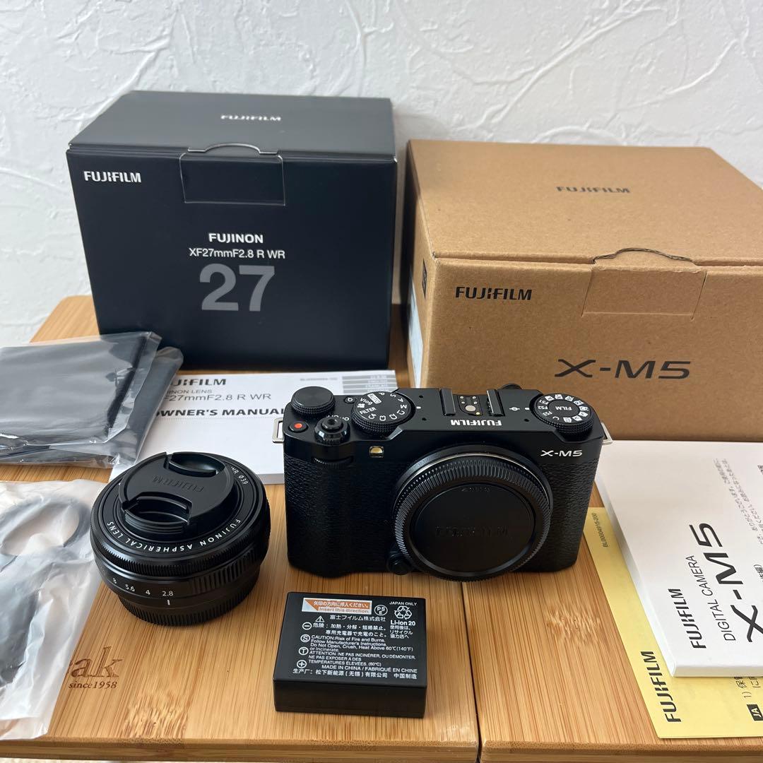 デジタルカメラ Fujifilm X-M5 XF27mm F2.8 WR