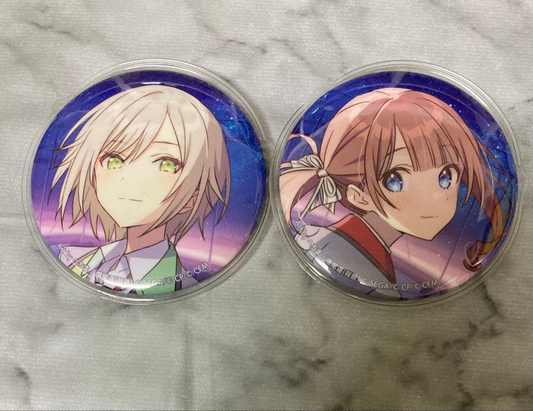 プロセカ　コネクトライブ　缶バッジ　日野森志歩　望月穂波