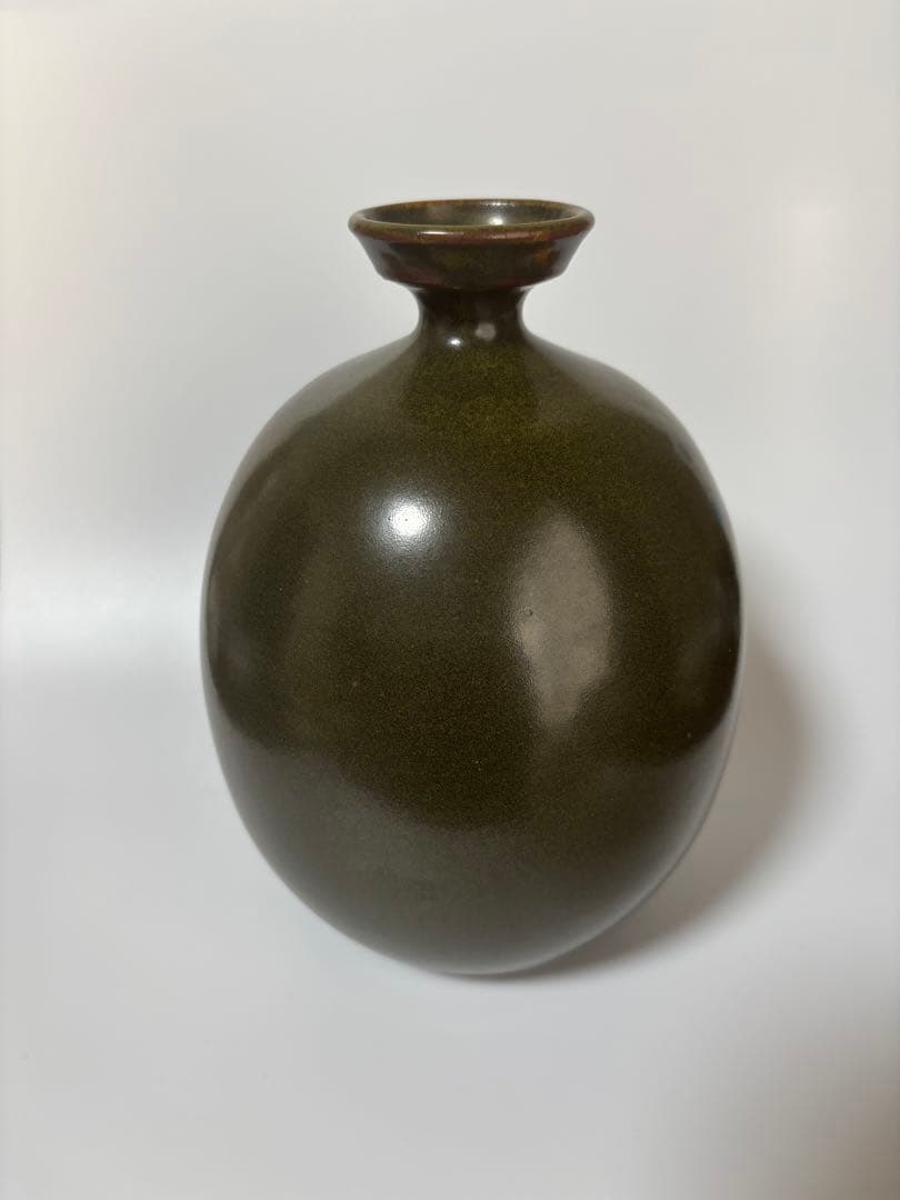 薩摩焼　沈壽官　壽官　花入　徳利　高さ18cm×幅13cm