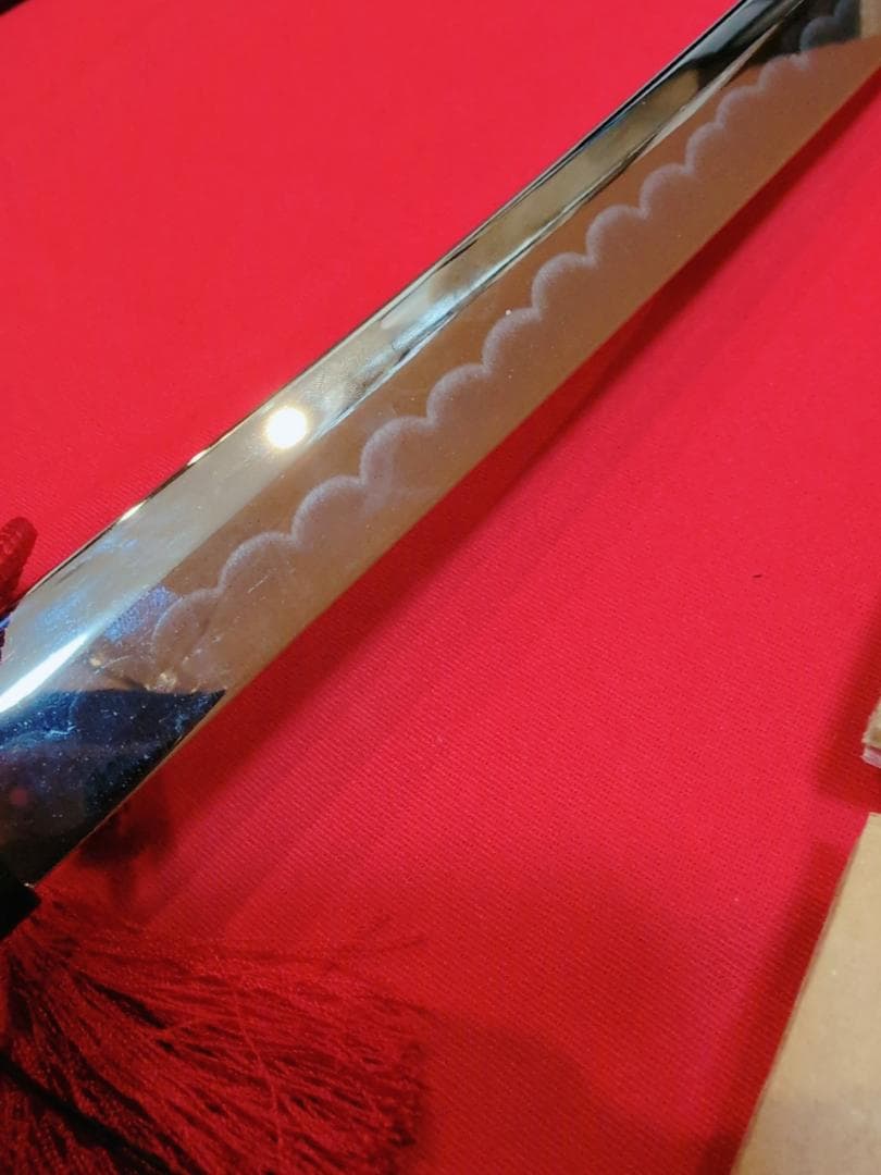 模造刀 雲龍図 拵 日本刀 一作仕立 龍 刀装具 模擬刀 72cm 乱れ刃