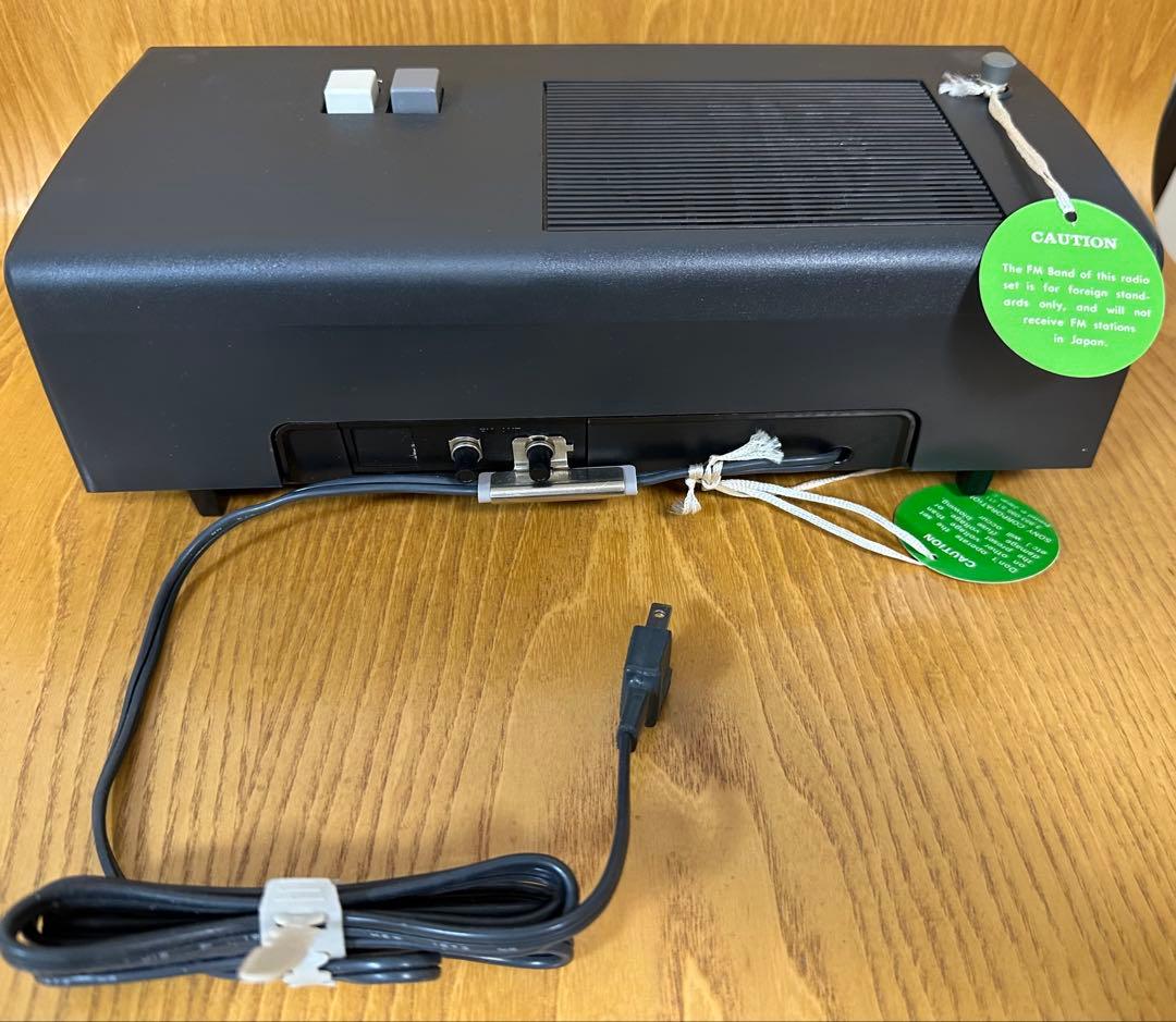 ☆希少【未使用】SONY TFM-C560W 1976年頃昭和レトロ時計ラジオ