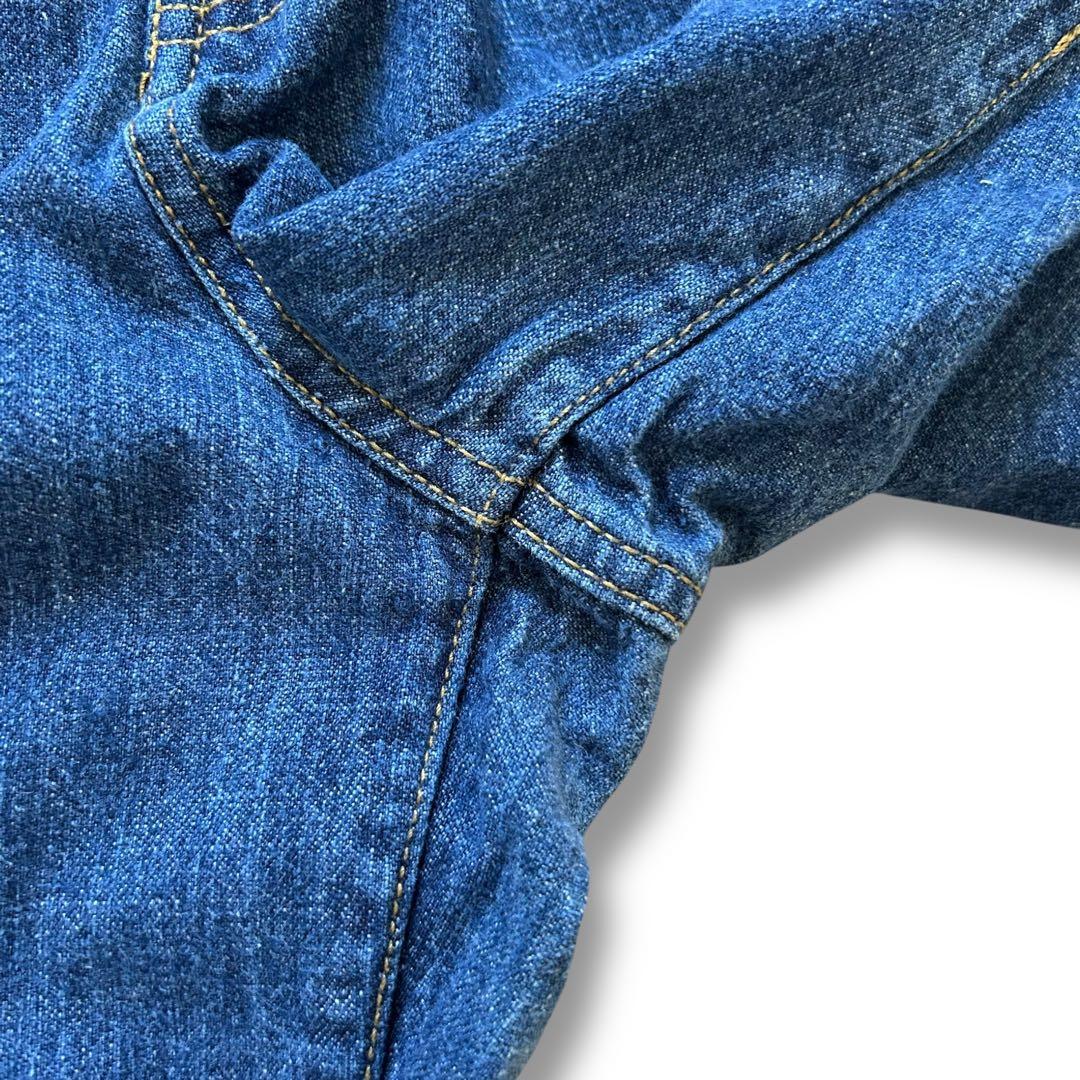 【激レア】ショーンジョン 刺繍 バギー デニム W40 極太 90s Y2K