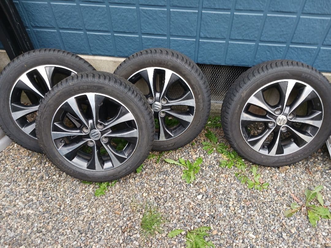 オールシーズ クムホソウルス4S165/60R15 スズキ純正ホイールセット