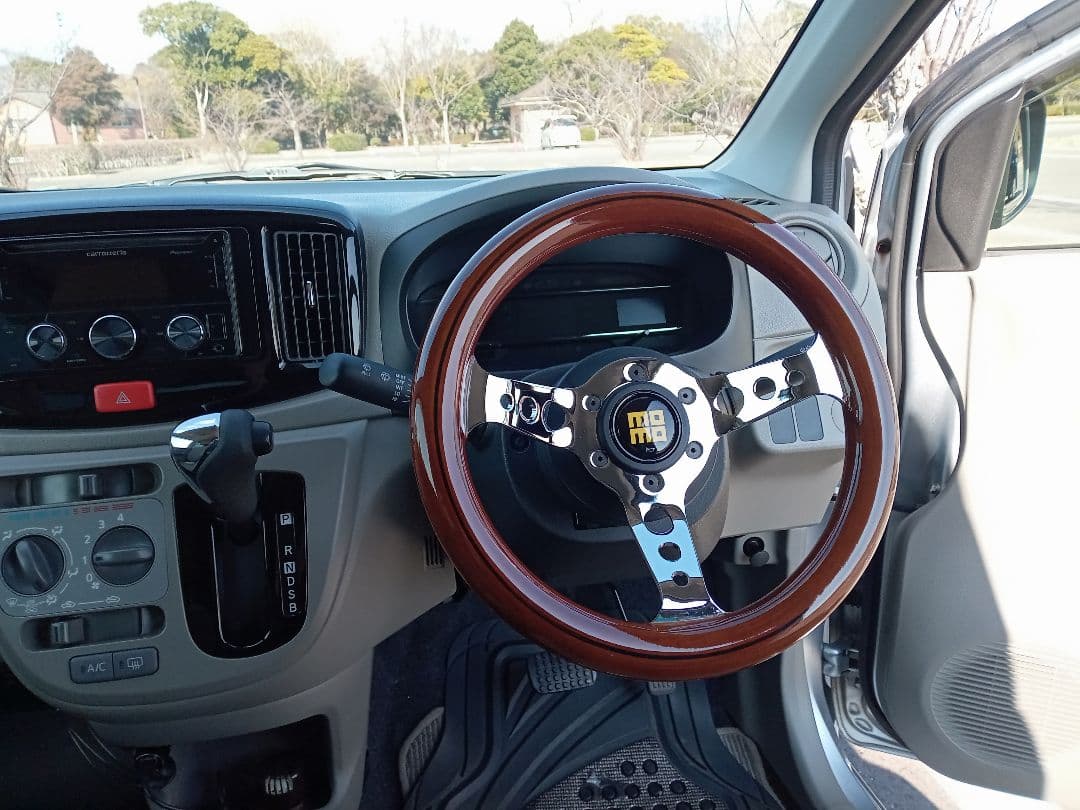 ウッド ステアリング　29Φ　小径　ハンドル29cm　旧車　他