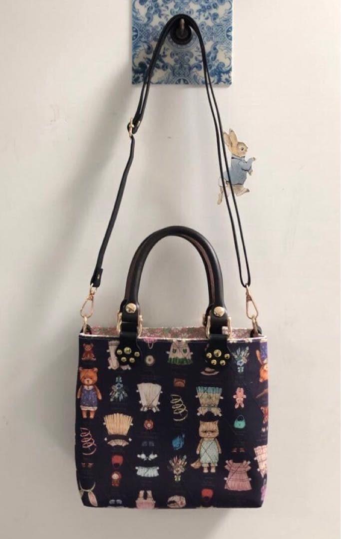 1969.ハンドメイド　2wayミニトートバッグ　フランシュリッペ