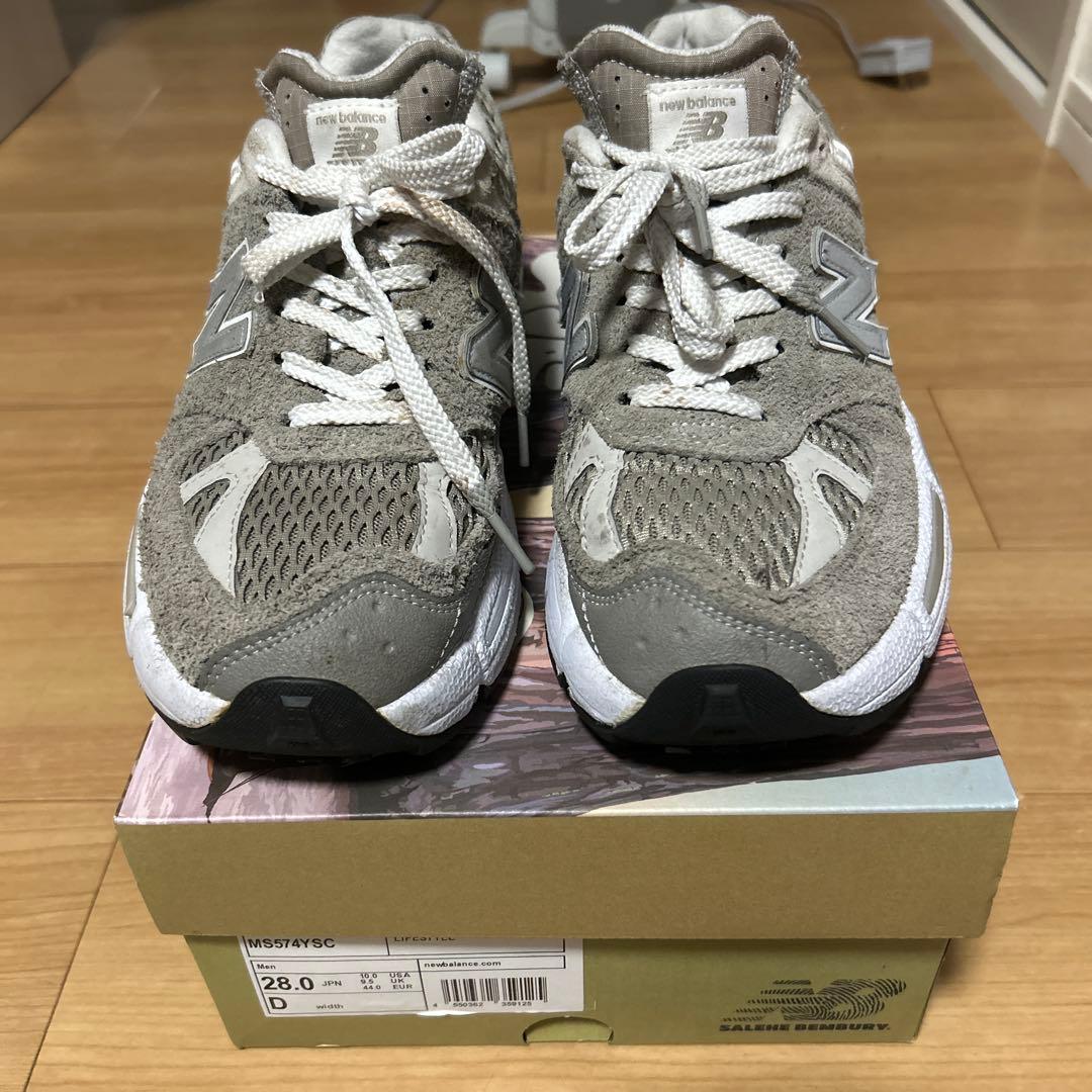 e*p様 New Balance MS574YSC ニューバランス グレー 28