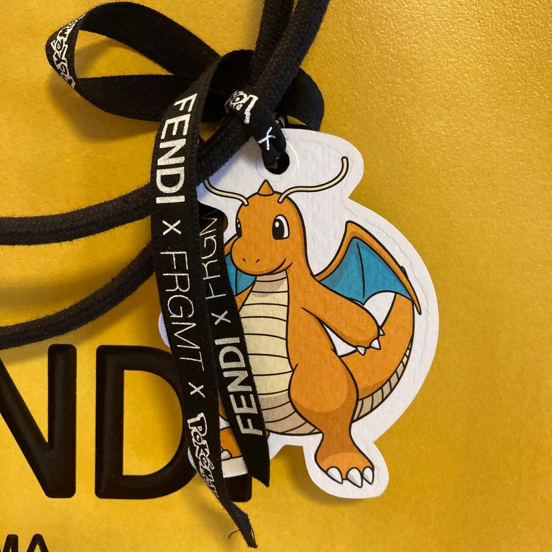 FENDI x FRGMT x POKÉMON イエロー カイリューバッグ