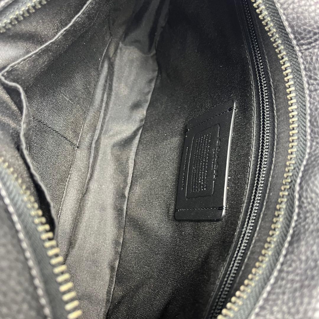 未使用級 Coach ショルダーバッグ ディストリクト 斜め掛け ブラック
