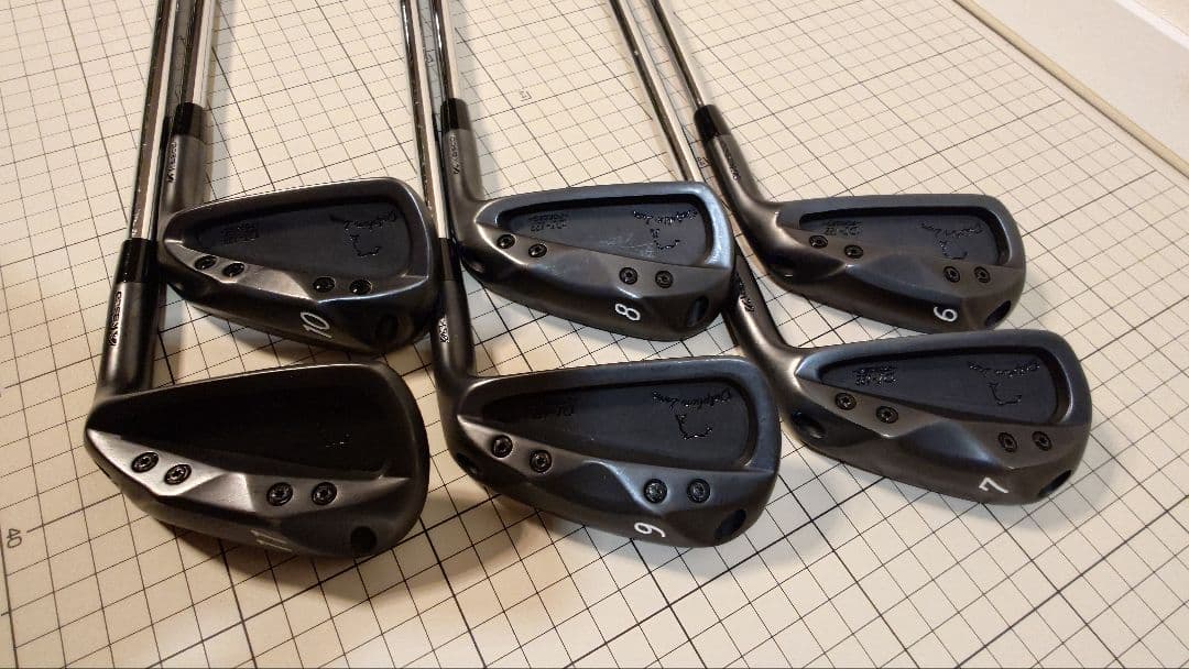 キャスコ Dolphin Iron DI-122 ブラック 6S アイアンセット