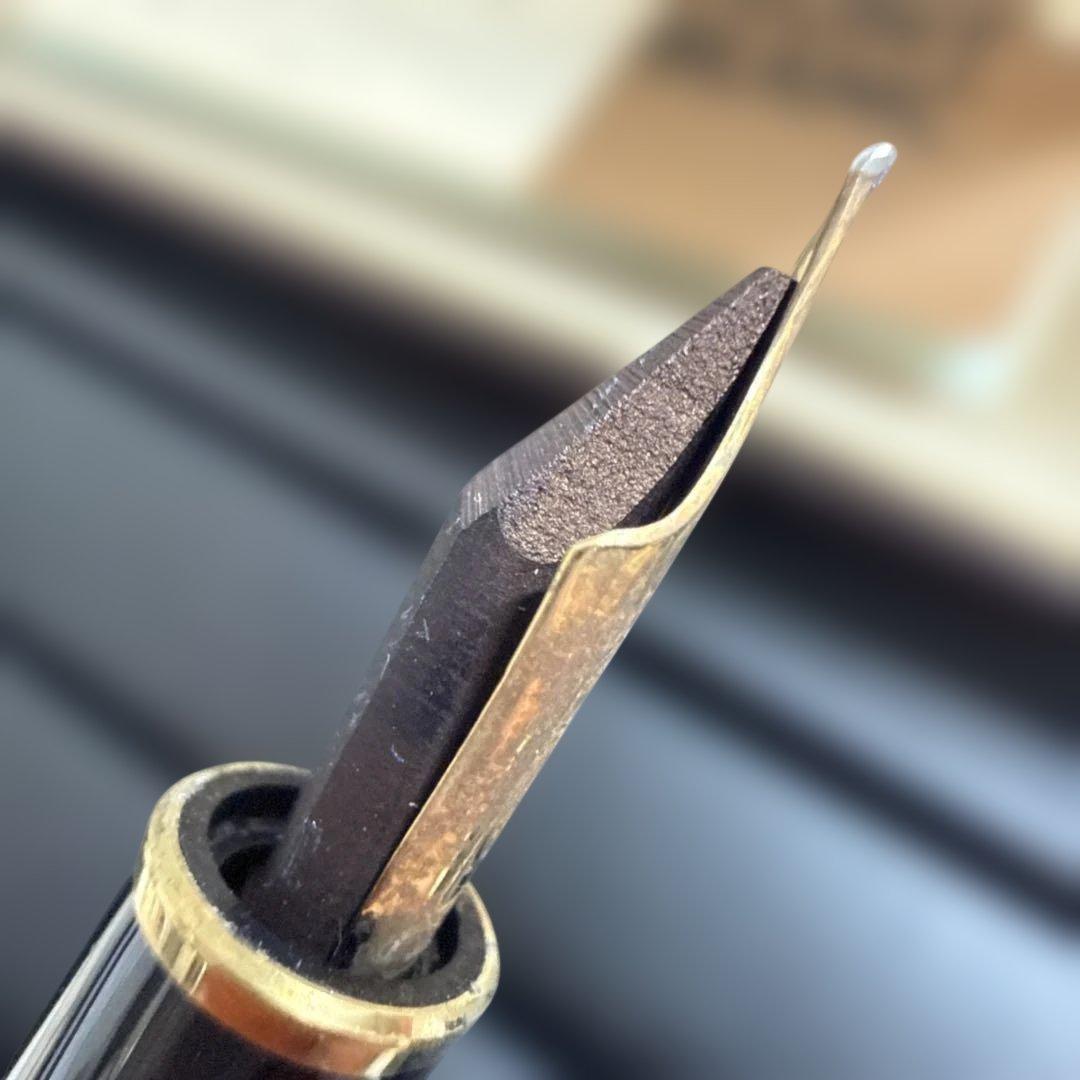 モンブラン 万年筆 マイスターシュテュック ボルドー 14k F細